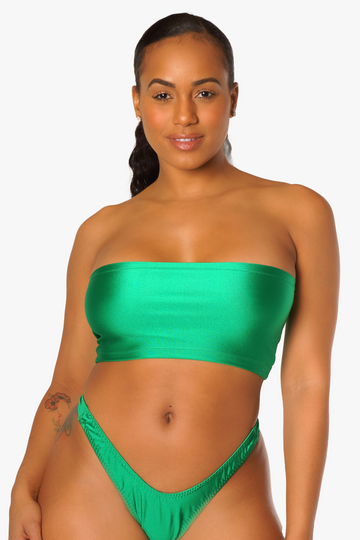 Top tubo verde Kelly